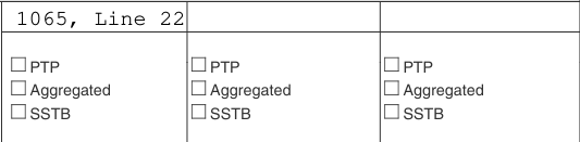 Only the first activity has a form/line reference. The next two headings are blank.
